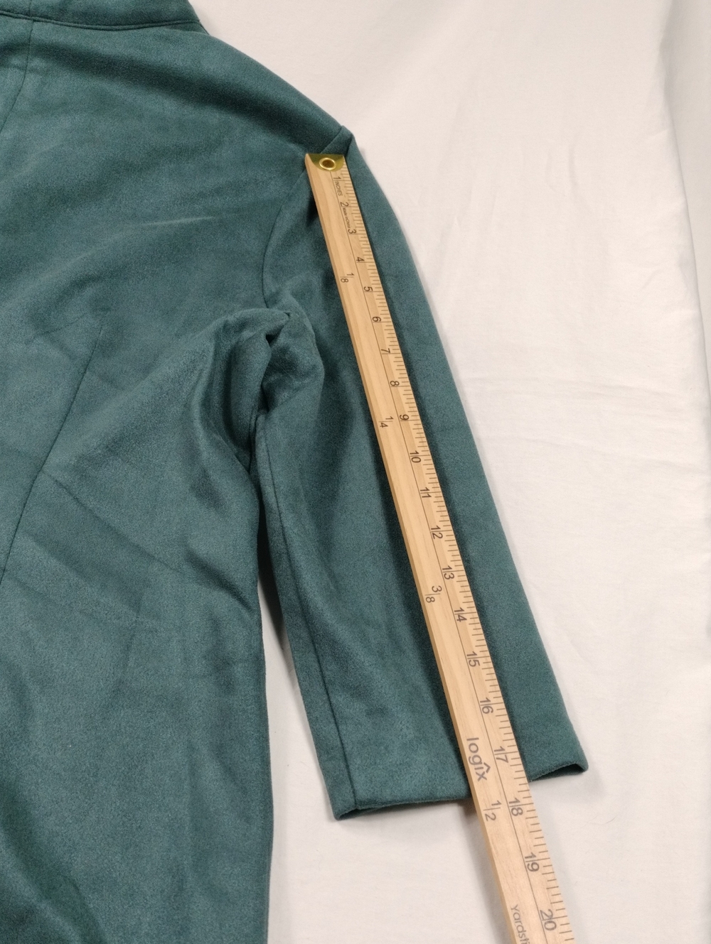NWT New York & Company Teal Open-Front Women's Blazer Size Large - Picture 10 of 11